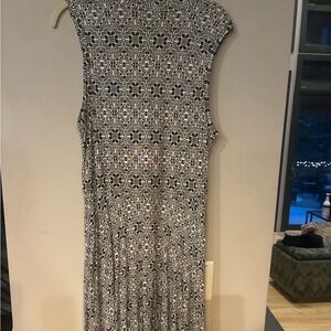 Maeve Black and White Maxi Dress.